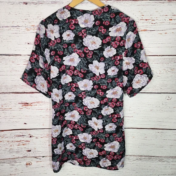 Vintage 80s Warren Z Shirt Dress - Picture 3 of 7